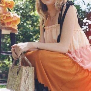 Dare to Stare Maxi Dress w/ adjustable tie straps